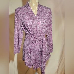 H by Halston wrap sweater